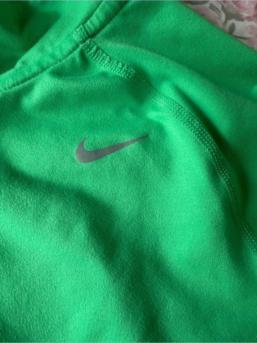 Nike Kids Bright Green Joggers with Reflective Swoosh